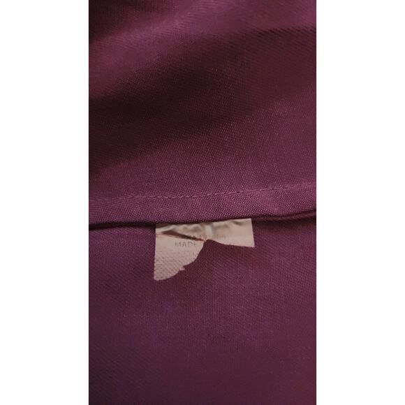 Soft Surroundings Top Womens 2X Purple Button Asymmetrical Drapey Bohemian Flowy - Picture 8 of 10